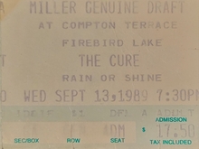 The Cure / Shelleyan Orphan on Sep 13, 1989 [642-small]
