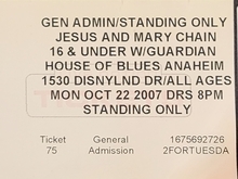 The Jesus and Mary Chain / Evan Dando / Creature With the Atom Brain on Oct 22, 2007 [647-small]