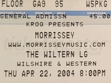 Morrissey / The Killers on Apr 22, 2004 [655-small]