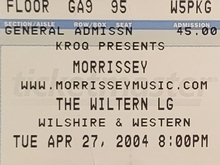 Morrissey / The Killers on Apr 27, 2004 [660-small]