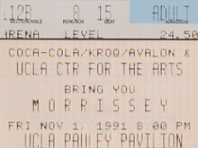 Morrissey / The Planet Rockers on Nov 1, 1991 [723-small]