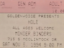 Hole / veruca salt on Nov 5, 1994 [734-small]