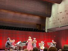 Performers in 'Our Song, Our Story' at the Ordway Concert Hall (2022), tags: Raehann Bryce-Davis, Raven McMillon, Damien Sneed, Griot String Quartet, Edward W. Hardy, Thapelo Masita, Amyr Joyner, Messiah Ahmed, Saint Paul, Minnesota, United States, Crowd, Stage Design - Our Song, Our Story – the New Generation of Black Voices on Nov 18, 2022 [736-small]