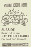Mustard Plug / Subside / 5 O'Clock Charlie on Oct 10, 1998 [861-small]