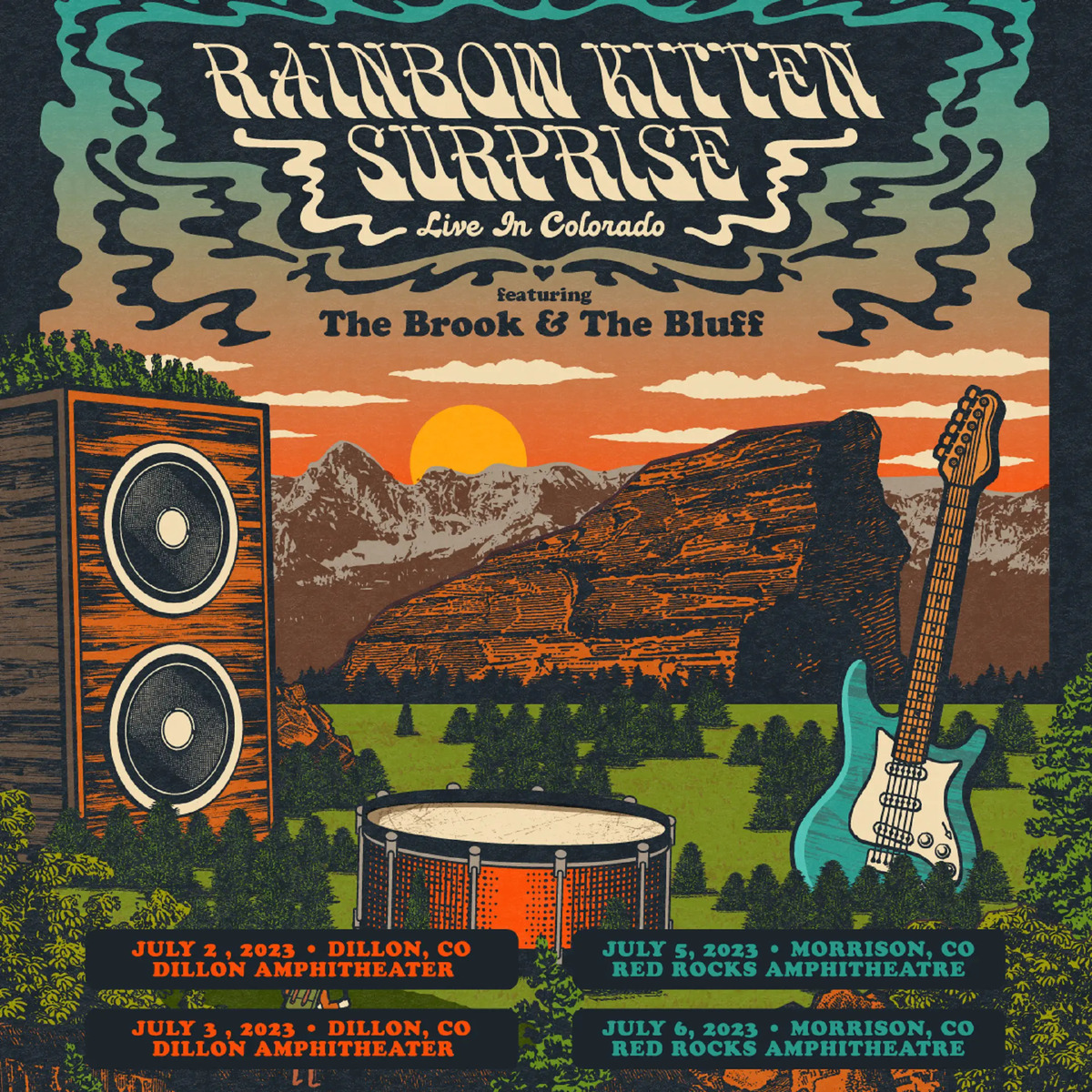 Jul 05, 2023 Rainbow Kitten Surprise / The Brook & The Bluff at Red
