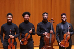 The Griot String Quartet at Wellin Hall (2023), tags: Griot String Quartet, Amyr Joyner, Justus Ross, Boubacar Diallo, Edward W. Hardy, Utica, New York, United States, Advertisement - Our Song, Our Story – the New Generation of Black Voices on Jan 21, 2023 [886-small]