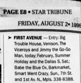 Babe the blue ox / Barkmarket / Smart Went Crazy on Aug 4, 1996 [890-small]