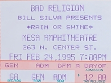 NOFX / Bad Religion / Guttermouth on Feb 24, 1995 [954-small]