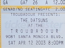 The Datsuns / The Sights / The Starlite Desperation / The Deciples on Apr 12, 2003 [959-small]