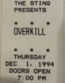Overkill on Dec 1, 1994 [026-small]