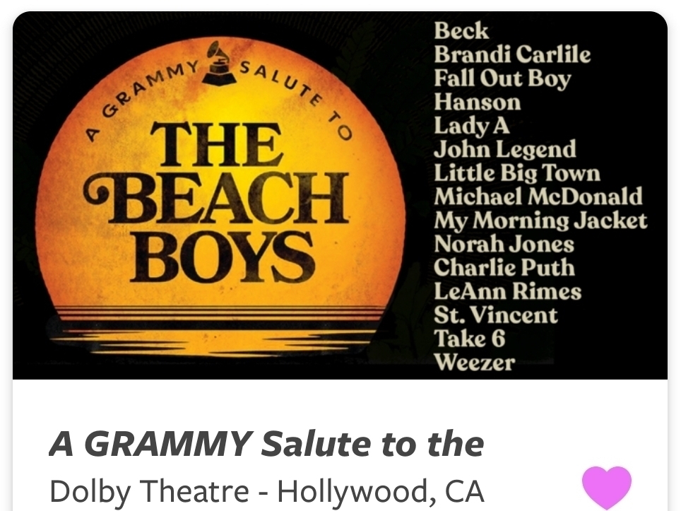 Feb 08, 2023 Beck, Brandi Carlile, Fall Out Boy, Hanson, Lady A, John