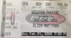 Alien Ant Farm / Fenix TX / Glassjaw / The Apex Theory on Feb 24, 2002 [260-small]