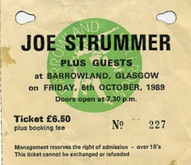 Joe Strummer / The Clash on Oct 6, 1989 [289-small]
