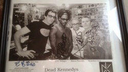 Autographed photo with Brandon Cruz as vocalist received at gig in Brooklyn, tags: Dead Kennedys, Gig Poster, NFT, L'Amour - Dead Kennedys on May 17, 2002 [211-small]