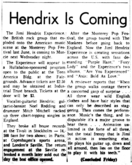 Jimi Hendrix / Soft Machine / The Glass Calendar on Mar 27, 1968 [356-small]