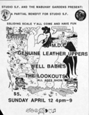 tags: Well Babies, The Lookouts, MDC (Millions Of Dead Cops), Genuine Leather Uppers, San Francisco, California, United States, Gig Poster, Mabuhay Gardens - MDC (Millions Of Dead Cops) / Well Babies / The Lookouts / Genuine Leather Uppers on Apr 12, 1987 [494-small]