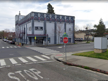 exterior of Phoenix Theater on Washington St in Petaluma CA, Green Day / Tilt / Ground Round on Feb 19, 1994 [502-small]