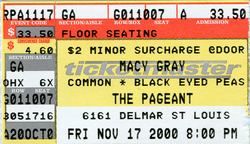 tags: Ticket - Macy Gray / Common / Black Eyed Peas on Nov 17, 2000 [529-small]