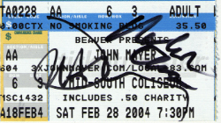 tags: John Mayer, Ticket - John Mayer / Maroon 5 on Feb 28, 2004 [533-small]