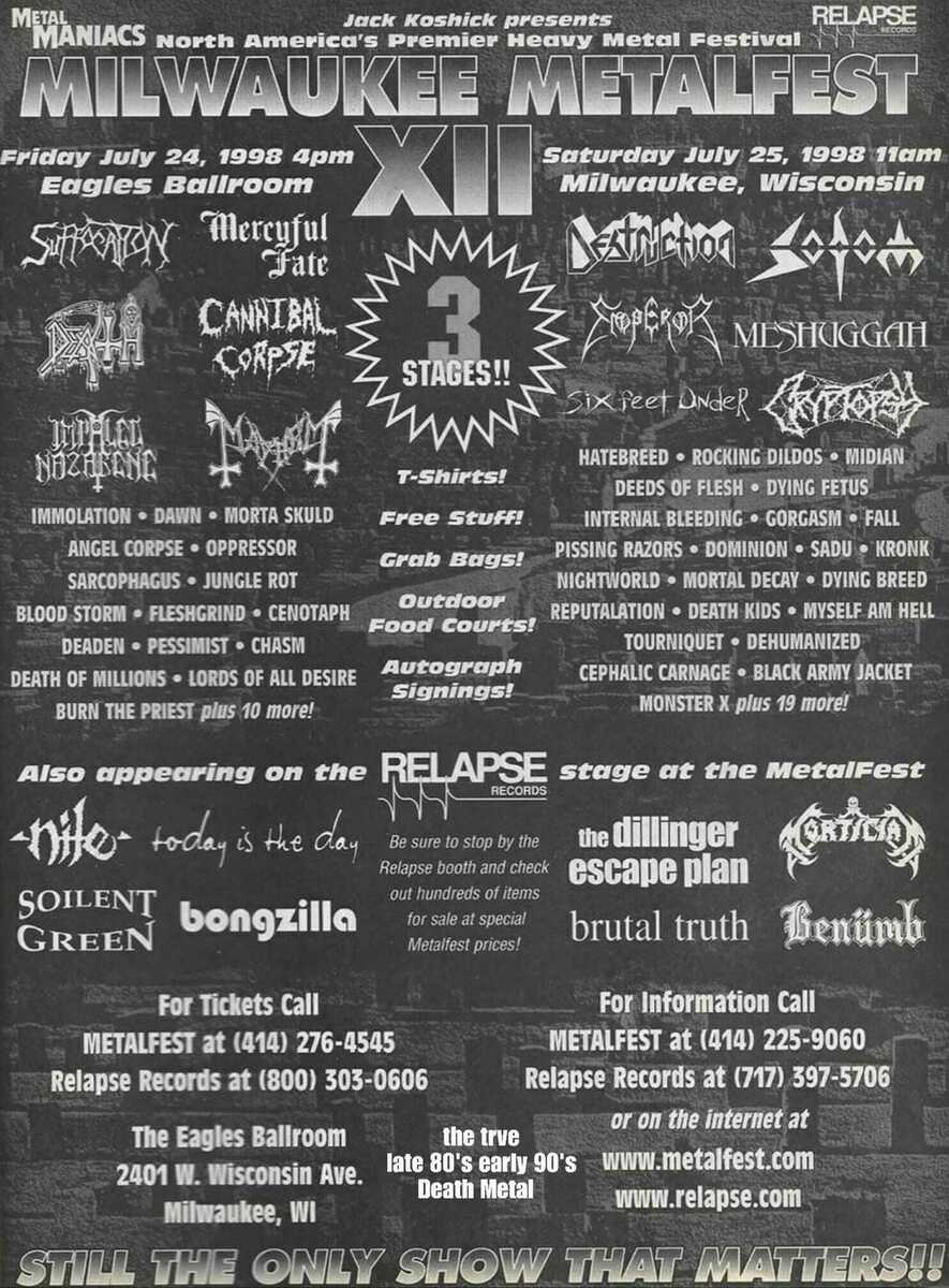 D.O.T.A.C Concert & Tour History Concert Archives