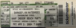 "MTV2 Headbangers Ball" / Hatebreed / Damageplan / Drowning Pool / Unearth on Apr 2, 2004 [130-small]