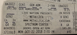 Metallica on Oct 22, 2018 [169-small]