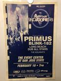 tags: blink-182, Long Beach Dub Allstars, Primus, Gig Poster - Primus / blink-182 / Long Beach Dub Allstars / The Aquabats on Feb 10, 1998 [483-small]