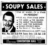 Soupy Sales / The Mods / The Squires / The Group / Ray And The Darchaes on May 26, 1965 [486-small]