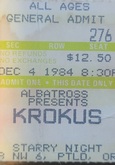 Krokus / W.A.S.P. on Dec 4, 1984 [700-small]