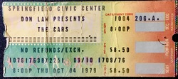 The Cars on Oct 4, 1979 [988-small]