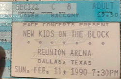 New Kids On The Block / The Cover Girls / Bobby Ross Avila on Feb 11, 1990 [881-small]