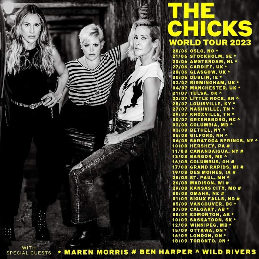dixie chicks tour dates 2023