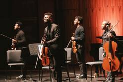 Dr. Amyr Joyner, Edward W. Hardy, Justus Ross & Thapelo Masita_Griot String Quartet (2023), tags: Edward W. Hardy, Amyr Joyner, Justus Ross, Griot String Quartet, Thapelo Masita, Akron, Ohio, United States, Stage Design, EJ Thomas Performing Arts Hall - Our Song, Our Story – the New Generation of Black Voices on Feb 2, 2023 [500-small]