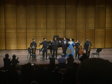 OUR SONG, OUR STORY Performers (2023), tags: Damien Sneed, Jacqueline Echols, Justin Austin, Edward W. Hardy, Justus Ross, Amyr Joyner, Thapelo Masita, Griot String Quartet, Washington, D.C., United States, Stage Design, Crowd, The John F. Kennedy Center for the Performing Arts - Our Song, Our Story – the New Generation of Black Voices on Feb 10, 2023 [502-small]