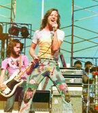 Bubba Keith on stage 09/28/1975 (Lead singer for The James Gang) and Dale Peters (Bass Guitar), Bush Stadium Rock Festival on Sep 28, 1975 [558-small]