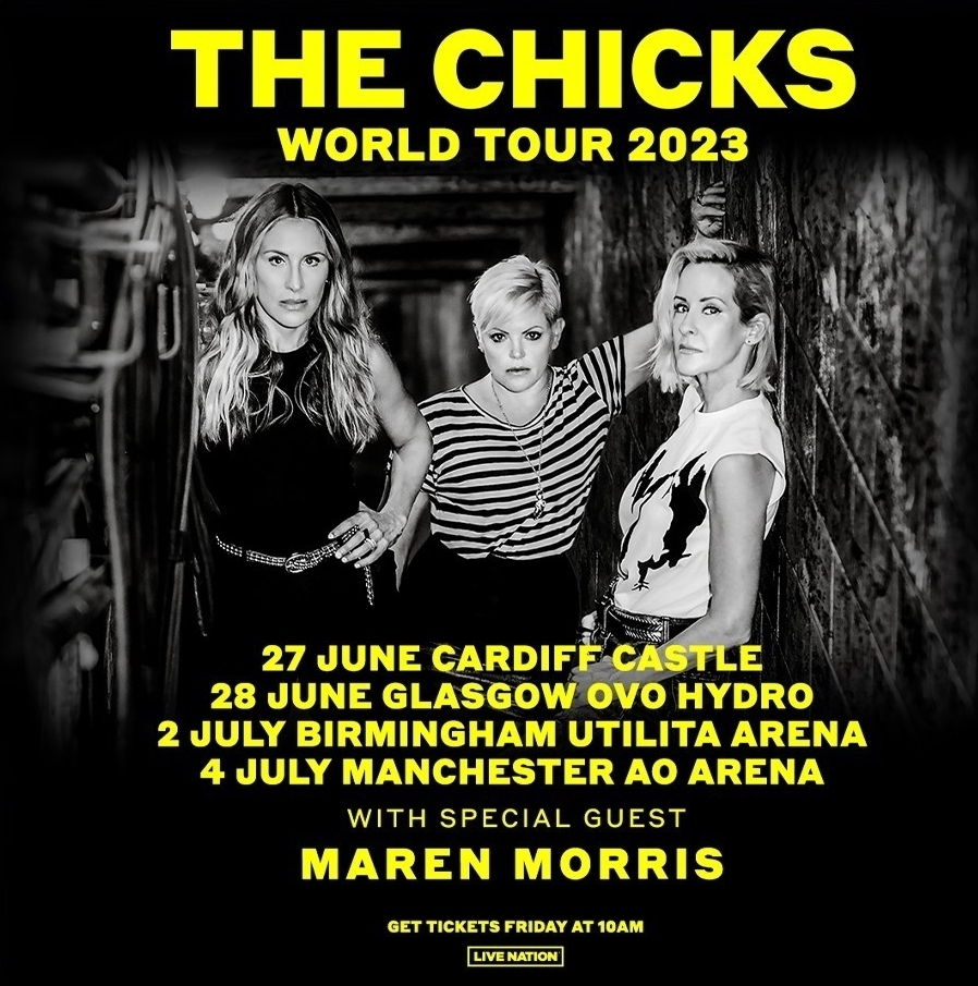 The Chicks (fka Dixie Chicks) Concert & Tour History (Updated for 2023