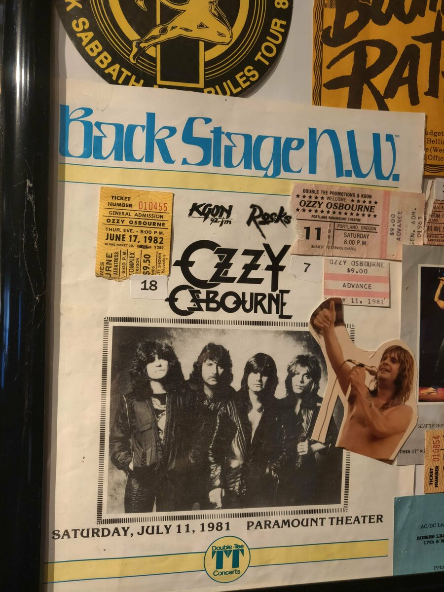 ozzy osbourne concert 1981