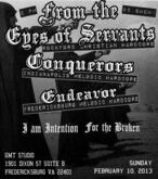 From the Eyes of Servants / Conquerors / Endeavor / I Am Intention / For the Broken on Feb 10, 2013 [823-small]