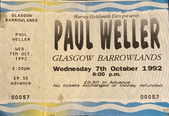 Paul Weller on Oct 7, 1992 [962-small]