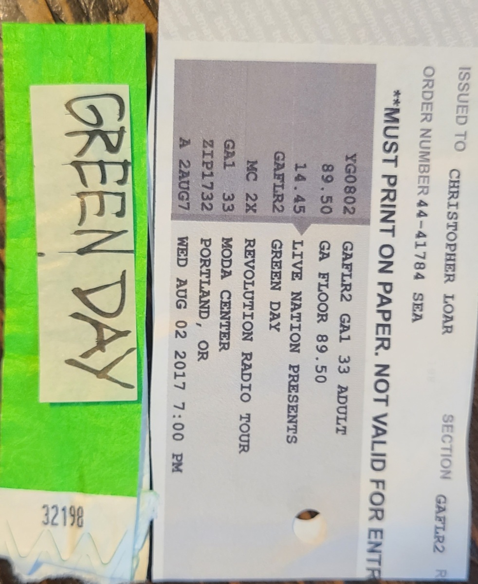 Green Day, Catfish and the Bottlemen Concert & Tour History Concert