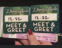 We won Meet & Greet tix, Donny and Marie on Dec 22, 2016 [212-small]