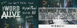 The Word Alive / The Color Morale / Our Last Night / The Dead Rabbitts / Myka, Relocate / When Cities Sleep on Nov 23, 2014 [261-small]