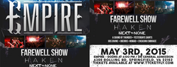 Empire Venue Farewell Show on May 3, 2015 [278-small]