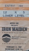 Iron Maiden / Vivian Vincent Invasion on Feb 11, 1987 [497-small]