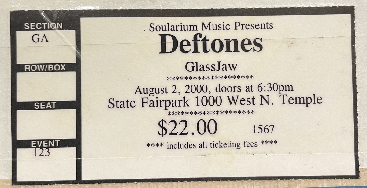 Deftones Concert & Tour History (Updated for 2023) Concert Archives