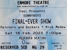 tags: Ticket - Sunnyboys / Painters And Dockers / Paul Berwick's Magnetic Quartet on Feb 18, 2023 [660-small]