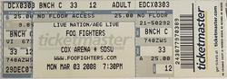 Foo Fighters / Serj Tankian on Mar 3, 2008 [677-small]