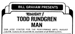 Todd Rundgren / Man on Aug 1, 1976 [310-small]