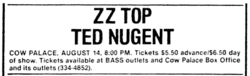 ZZ Top / Ted Nugent on Aug 14, 1976 [314-small]