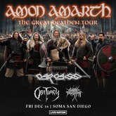 Amon Amarth / Carcass / Obituary / Cattle Decapitation on Dec 16, 2022 [433-small]